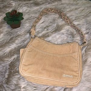 3/$25 Aero Mini Tan Corduroy Purse